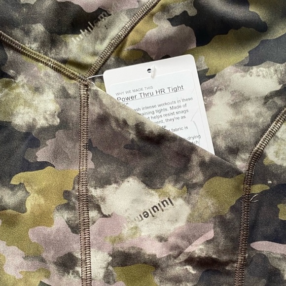 beautiful lululemon camo leggings camouflage - Picture 4 of 10